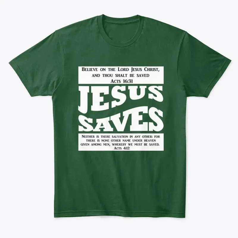 Jesus Saves White